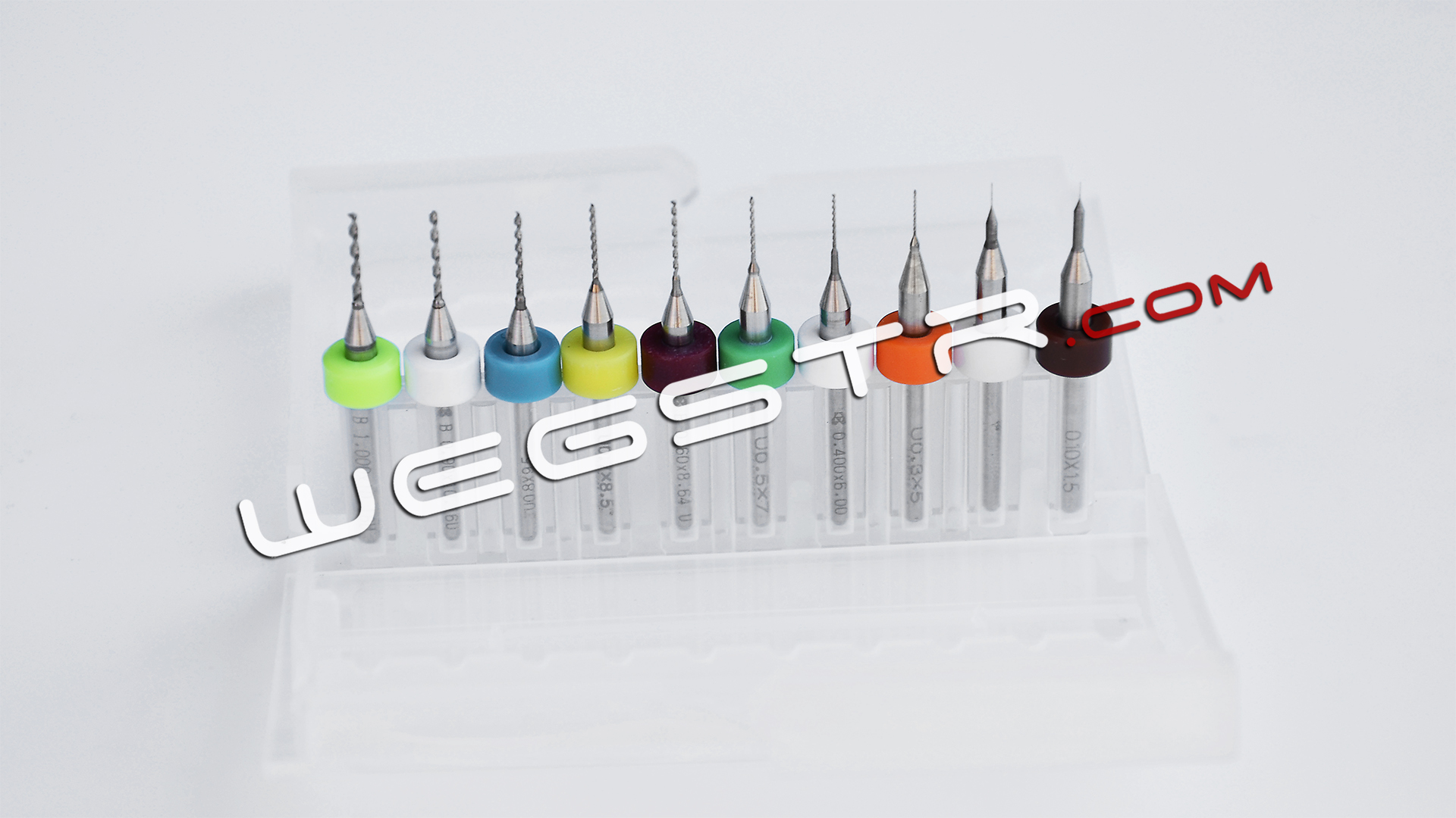 Set 10 pcs 0 1 1 0 mm drill bits tool
